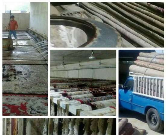 قالیشویی و خشک شویی ابریشم بهبهان خوزستان سرویس دهی منظم سراسر بهبهان