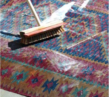 شستشوی فرشها در قالیشویی
